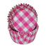 Gingham Hot Pink - Baking Cup - 1-3/8 (Dia) x 3/4" (H)