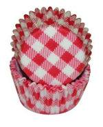 Gingham Red - Baking Cup - 1-3/8 (Dia) x 3/4" (H)