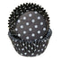 Polka Dot Black - Baking Cup - 2" (Dia) x 1-1/4" (H)