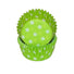 Polka Dot Lime Green - Baking Cup - 1-3/8 (Dia) x 3/4" (H)