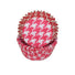 Houndstooth Red - Baking Cup - 1-3/8 (Dia) x 3/4" (H)