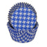 Houndstooth Blue - Baking Cup - 2" (Dia) x 1-1/4" (H)