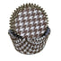 Houndstooth Brown - Baking Cup - 2" (Dia) x 1-1/4" (H)