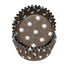 Polka Dot Brown - Baking Cup - 1-3/8 (Dia) x 3/4" (H)