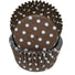 Polka Dot Brown - Baking Cup - 2" (Dia) x 1-1/4" (H)