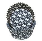 Pinwheel Black - Baking Cup - 2" (Dia) x 1-1/4" (H)