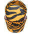 Zebra Black/Orange - Baking Cup - 2" (Dia) x 1-3/8" (H)
