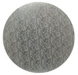 Rose Design Embossed Silver Foil - Round Cake Drum - 16" Round