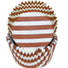 Rust Stripe - Baking Cup - 2" (Dia) x 1-1/4" (H)