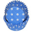 Polka Dot Light Blue - Baking Cup - 1-3/8 (Dia) x 3/4" (H)