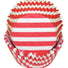 Red Stripe - Baking Cup - 2" (Dia) x 1-1/4" (H)