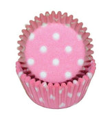 Polka Dot Light Pink - Baking Cup - 1-3/8 (Dia) x 3/4" (H)