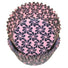 Pinwheel Pink W/Black - Baking Cup - 2" (Dia) x 1-1/4" (H)
