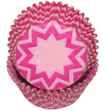 Chevron Hot Pink W/ Pink - Baking Cup - 2" (Dia) x 1-1/4" (H)