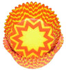 Chevron Orange W/ Yellow - Baking Cup - 2" (Dia) x 1-1/4" (H)