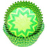 Chevron Lime W/ Green - Baking Cup - 2" (Dia) x 1-1/4" (H)