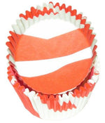 Zebra Stripe Orange - Baking Cup - 2" (Dia) x 1-1/4" (H)