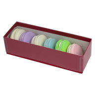 Red - Macaron Box - 8-1/8 x 2-5/8 x 2-3/16"