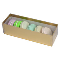 Gold - Macaron Box - 8-1/8 x 2-5/8 x 2-3/16"