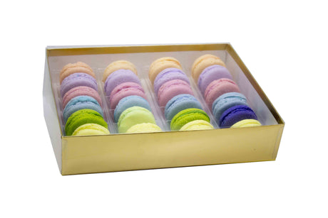 Gold - Macaron Box - 10-1/2 x 8-1/8 x 2-3/16"