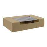 Kraft - View It Window Bakery Box - 8 x 6 x 2"