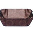 Domino Brown/Gold - Baking Cup - 2 x 2 x 3/4"
