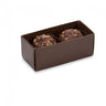 Brown/Clear Lid - Long Candy Box - (2 Pc.) 2-3/4 x 1-1/4 x 1-1/8"