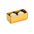 Bright Gold/Clear Lid - Long Candy Box - (2 Pc.) 2-3/4 x 1-1/4 x 1-1/8"