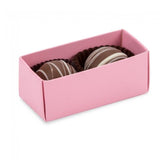 Pink/Clear Lid - Long Candy Box - (2 Pc.) 2-3/4 x 1-1/4 x 1-1/8"