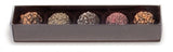 Brown/Clear Lid - Long Candy Box - (5 Pc.) 6-7/8 x 1-1/4 x 1-1/8"
