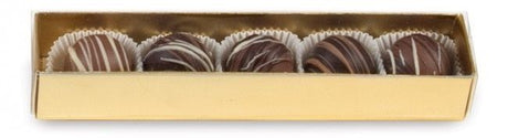Dusty Gold/Clear Lid - Long Candy Box - (5 Pc.) 6-7/8 x 1-1/4 x 1-1/8"
