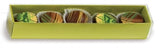 Pistachio/Clear Lid - Long Candy Box - (5 Pc.) 6-7/8 x 1-1/4 x 1-1/8"