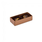 Copper/Clear Lid - Long Artisan Candy Box - (2 Pc.) 2-3/4 x 1-1/4 x 3/4"