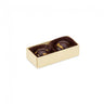 Cream/Clear Lid - Long Artisan Candy Box - (2 Pc.) 2-3/4 x 1-1/4 x 3/4"