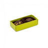 Pistachio/Clear Lid - Long Artisan Candy Box - (2 Pc.) 2-3/4 x 1-1/4 x 3/4"