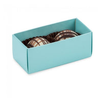 Blue/Clear Lid - Long Candy Box - (2 Pc.) 2-3/4 x 1-1/4 x 1-1/8"