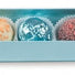Blue/Clear Lid - Long Candy Box - (5 Pc.) 6-7/8 x 1-1/4 x 1-1/8"