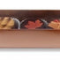 Copper/Clear Lid - Long Candy Box - (5 Pc.) 6-7/8 x 1-1/4 x 1-1/8"