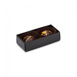 Black/Clear Lid - Long Artisan Candy Box - (2 Pc.) 2-3/4 x 1-1/4 x 3/4"