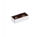 Silver/Clear Lid - Long Artisan Candy Box - (2 Pc.) 2-3/4 x 1-1/4 x 3/4"
