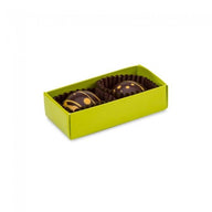 Pistachio/Clear Lid - Long Artisan Candy Box - (2 Pc.) 2-3/4 x 1-1/4 x 3/4"