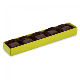 Pistachio/Clear Lid - Long Artisan Candy Box - (5 Pc.) 6-7/8 x 1-1/4 x 3/4"
