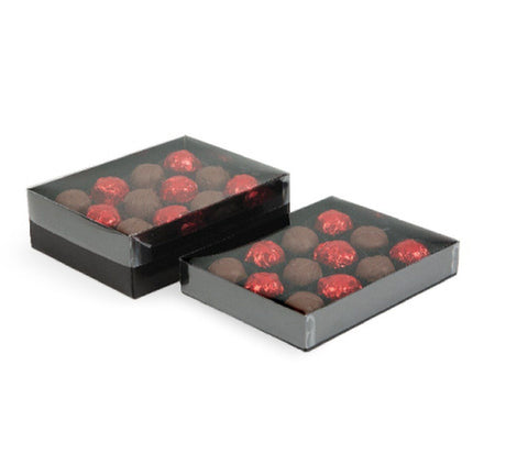 Clear - Macaron Box Lid - Lid - 6-3/8 x 4-3/4 x 1"