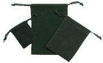Hunter Green - Velvet Pouch - 2 x 2-1/2"