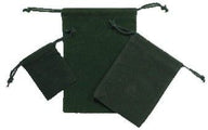 Hunter Green - Velvet Pouch - 2 x 2-1/2"