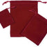 Red - Velvet Pouch - 2 x 2-1/2"