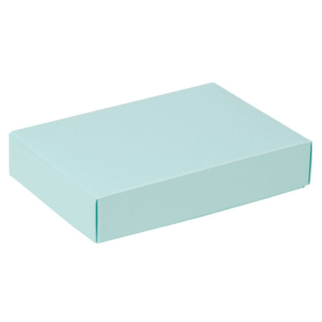 Blue - Macaron Box Lid - Lid - 6-3/8 x 4-3/4 x 1"