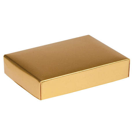 Gold - Macaron Box Lid - Lid - 6-3/8 x 4-3/4 x 1"