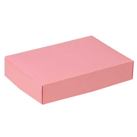 Pink - Macaron Box Lid - Lid - 6-3/8 x 4-3/4 x 1"
