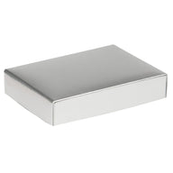 Silver - Macaron Box Lid - Lid - 6-3/8 x 4-3/4 x 1"
